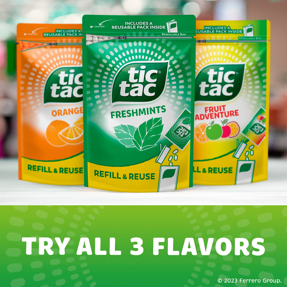 Tic Tac bowl serving setup for events showing shareable mints benefit