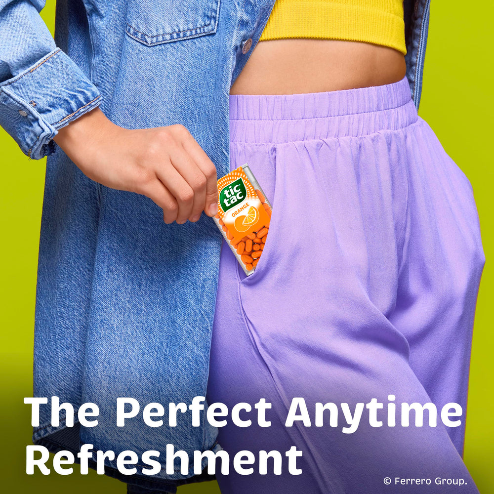 Tic Tac resealable bag zipper detail preserving flavor and preventing spills