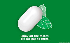Tic Tac share pack on a table at a gathering offering convenient, shareable mints