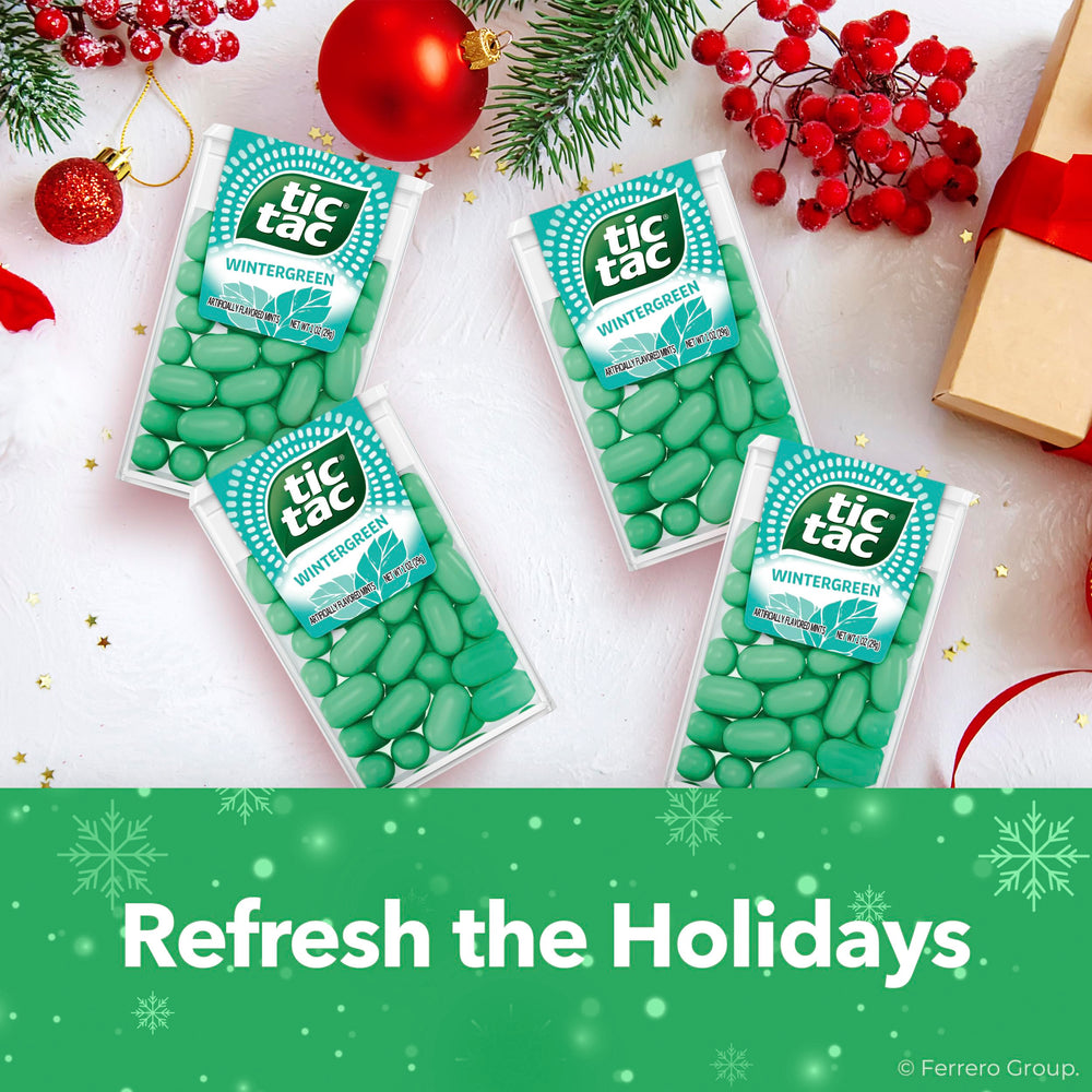 Tic Tac back label nutrition panel displaying ingredients and clarity