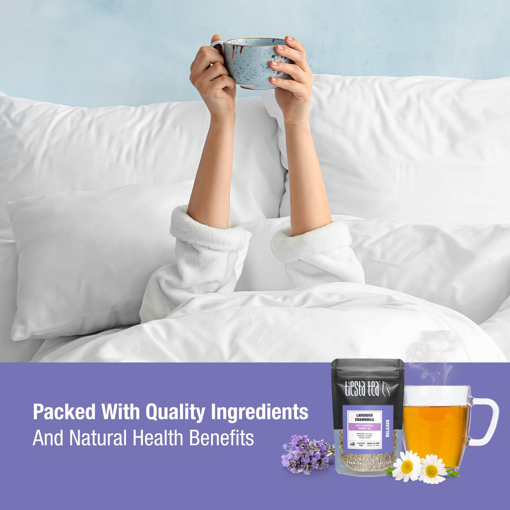 Tiesta Tea pouches lined up displaying variety and convenient resealable freshness