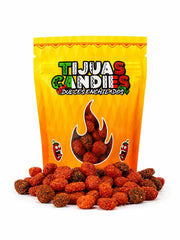 Tijuas Candies front packaging showing resealable bag and branding, great freshness