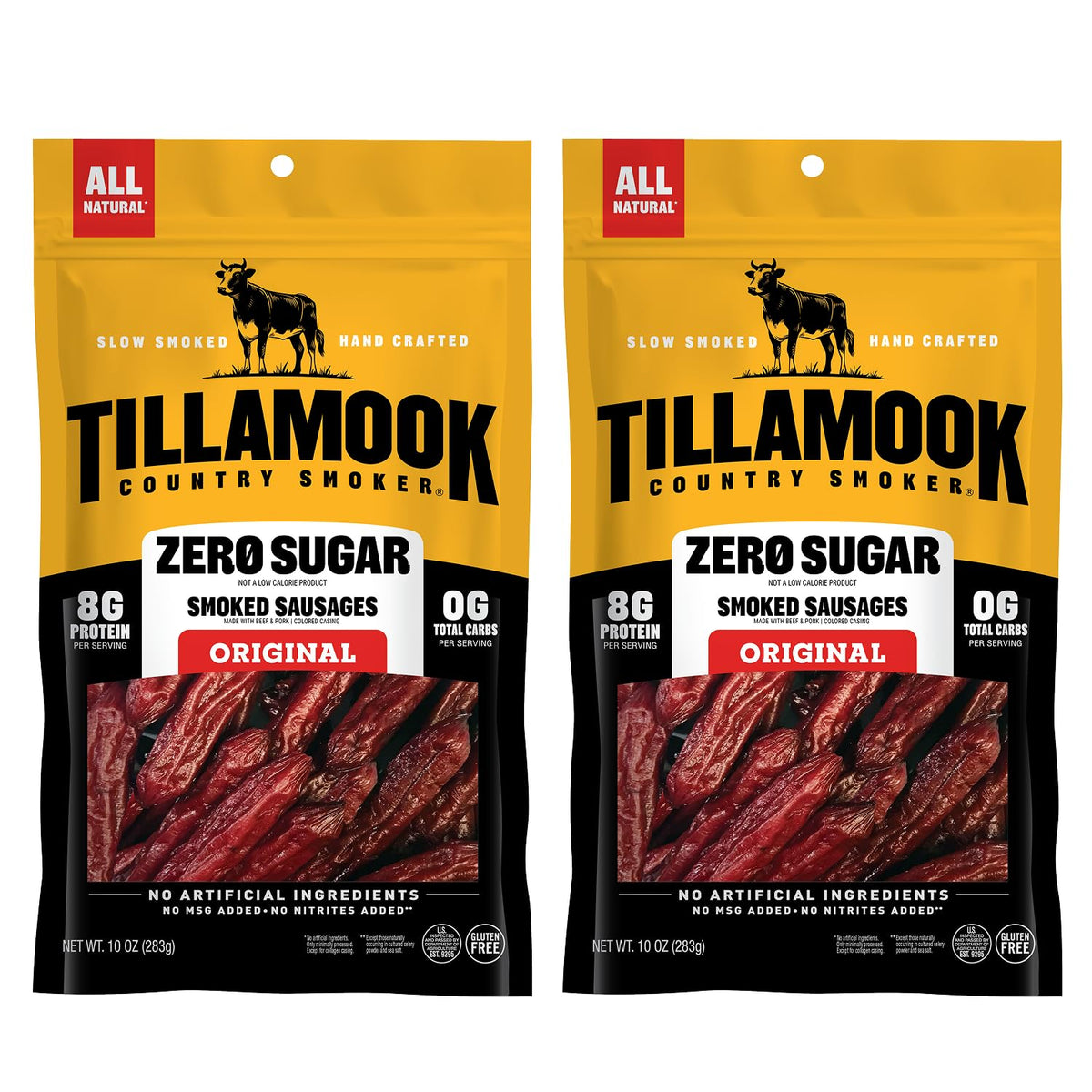 Tillamook Country Smoker front packaging showing product and benefits