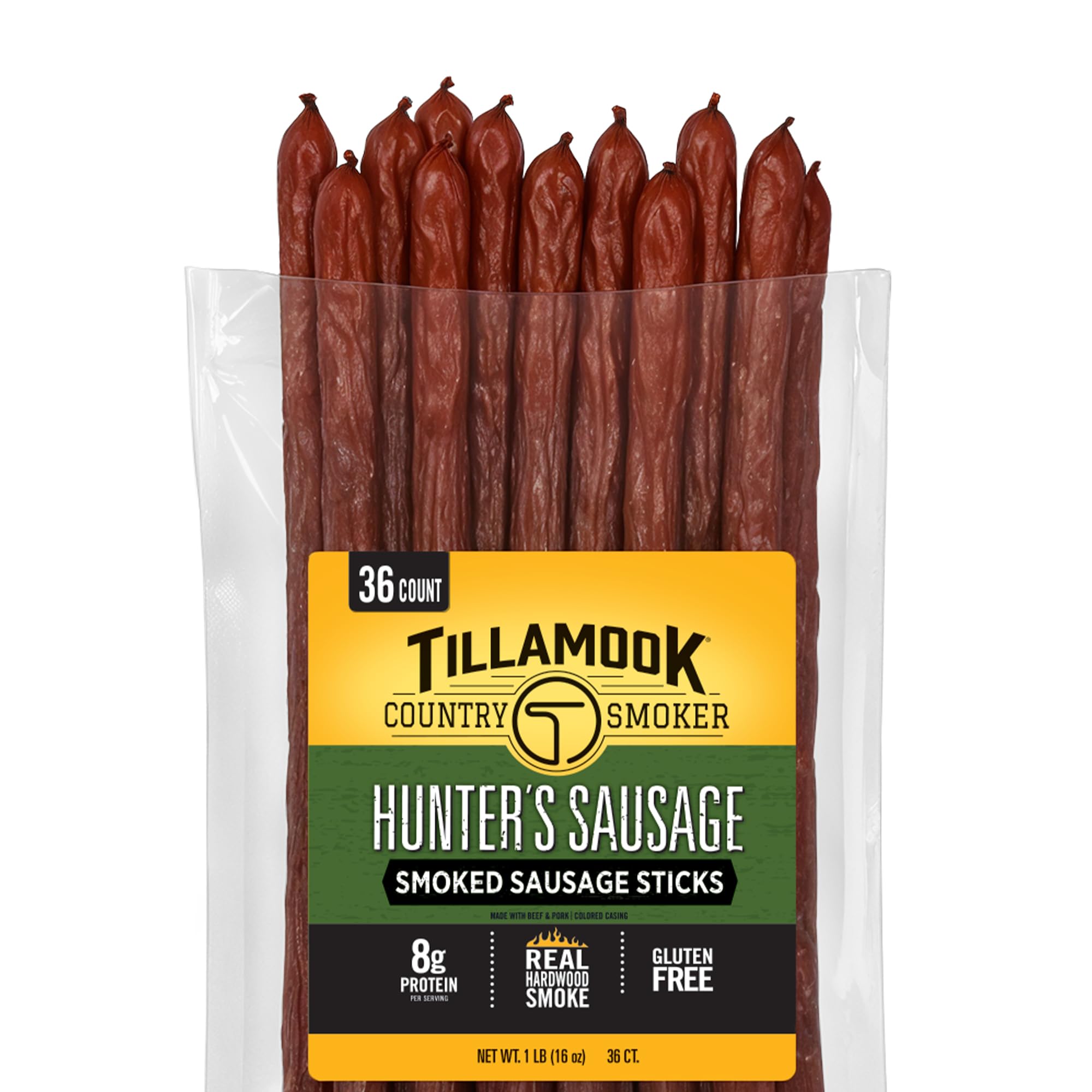 Tillamook Country Smoker front packaging showing bulk jar and quantity, ideal pantry stocking