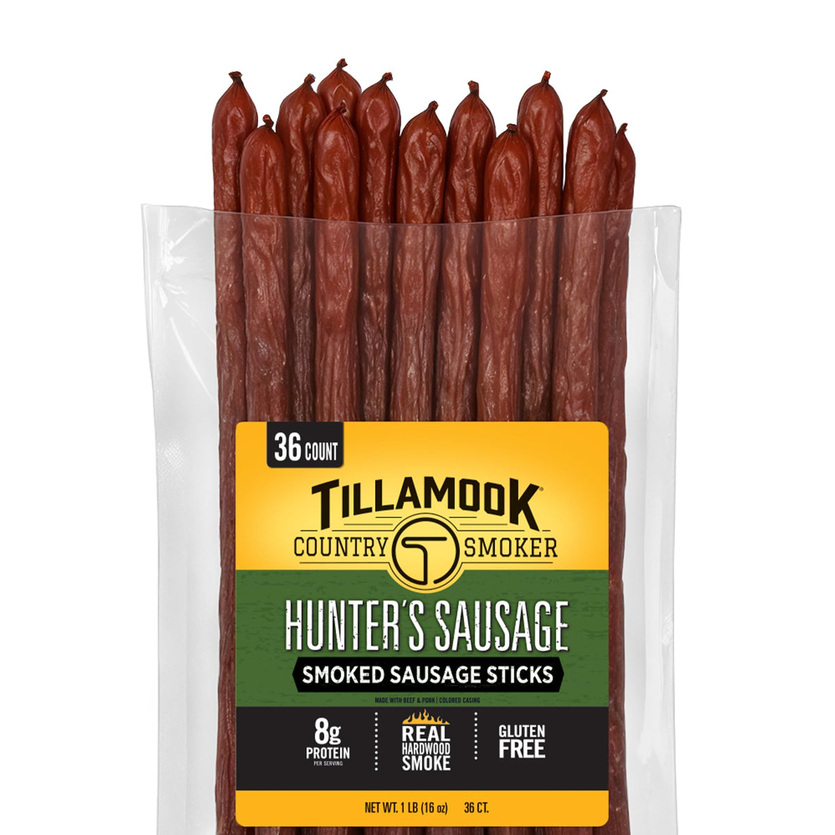 Tillamook Country Smoker front packaging showing bulk jar and quantity, ideal pantry stocking