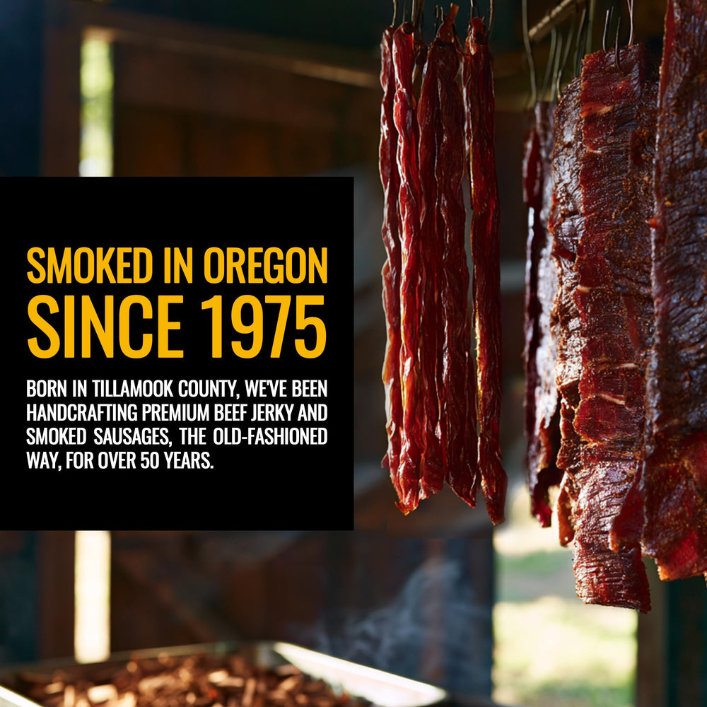 Tillamook Country Smoker jar beside common items showing size and convenience