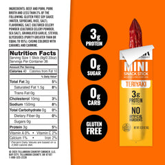 Tillamook Country Smoker individually wrapped mini stick illustrating mess-free portability