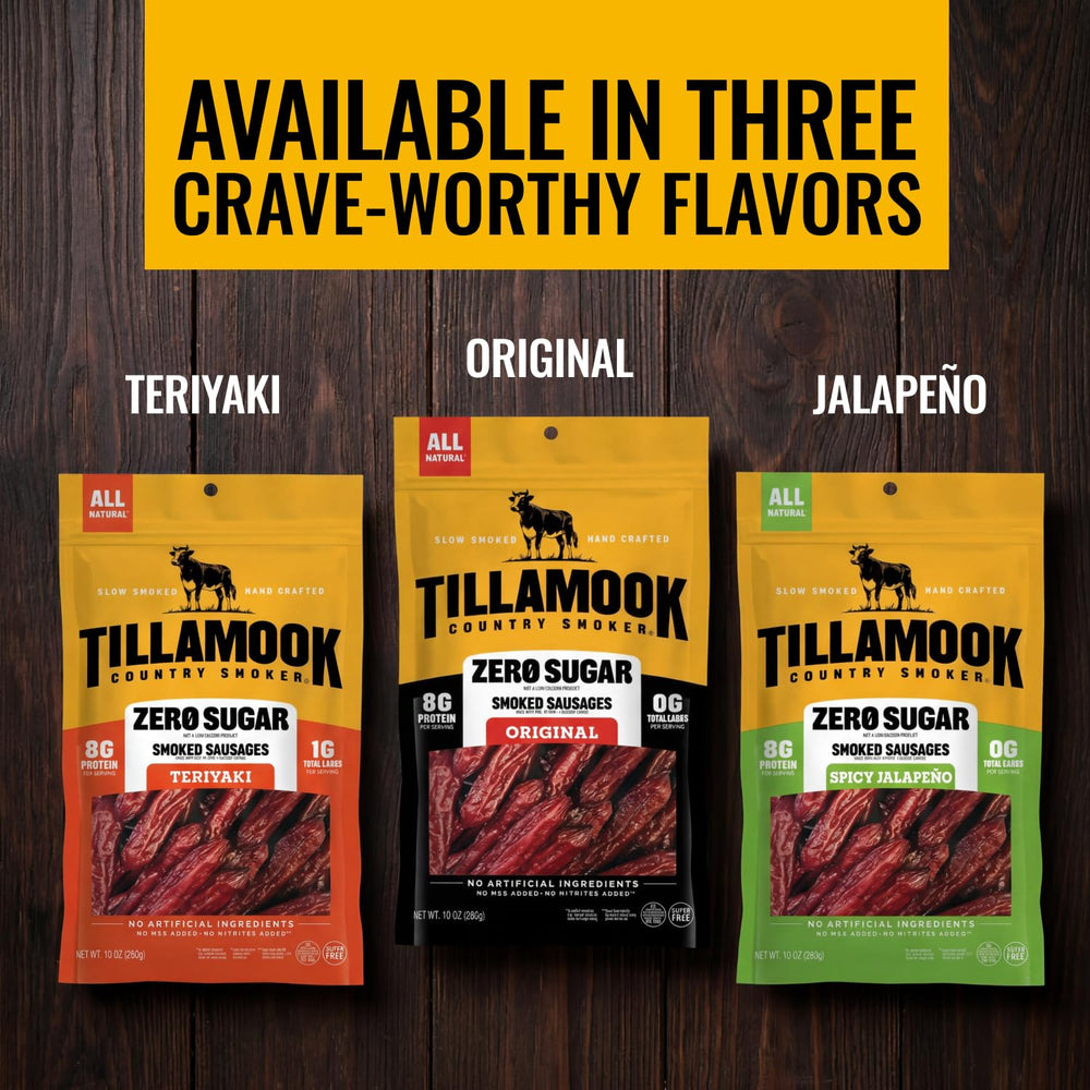 Tillamook Country Smoker ingredient label showing natural seasoning details