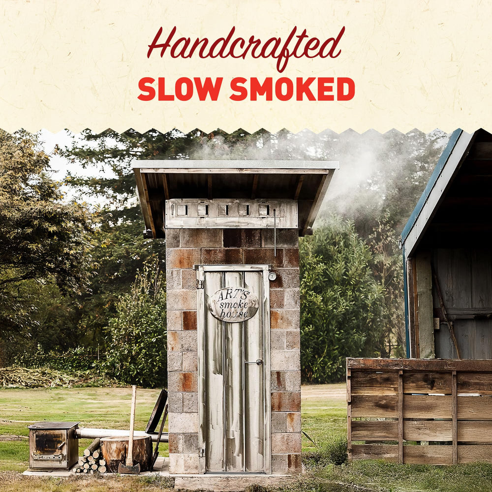 Tillamook Country Smoker label detail showing Mike's Hot Honey collaboration and quality