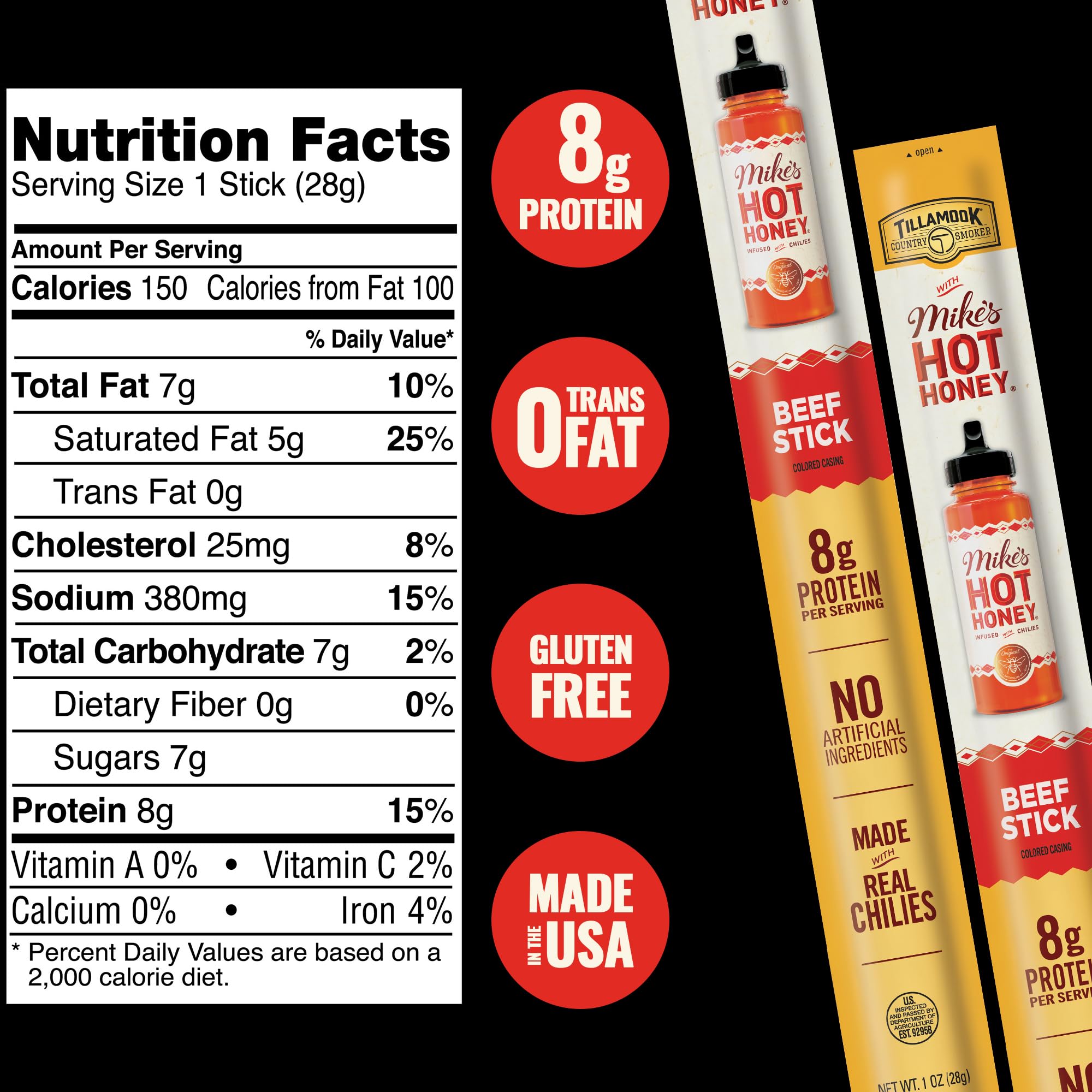 Tillamook Country Smoker sticks enjoyed outdoors as a high-protein on-the-go snack