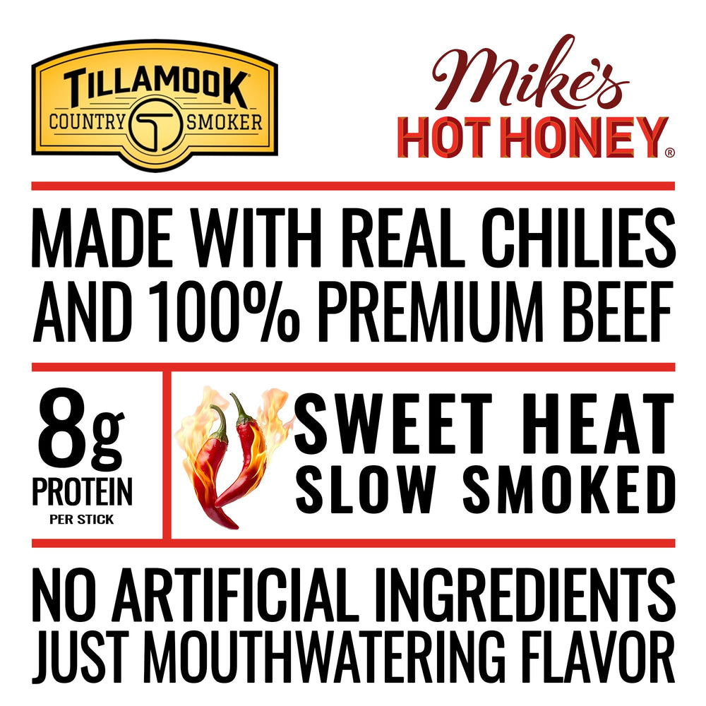 Tillamook Country Smoker close-up of smoked sausage texture highlighting savory bite