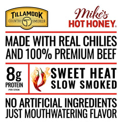 Tillamook Country Smoker close-up of smoked sausage texture highlighting savory bite