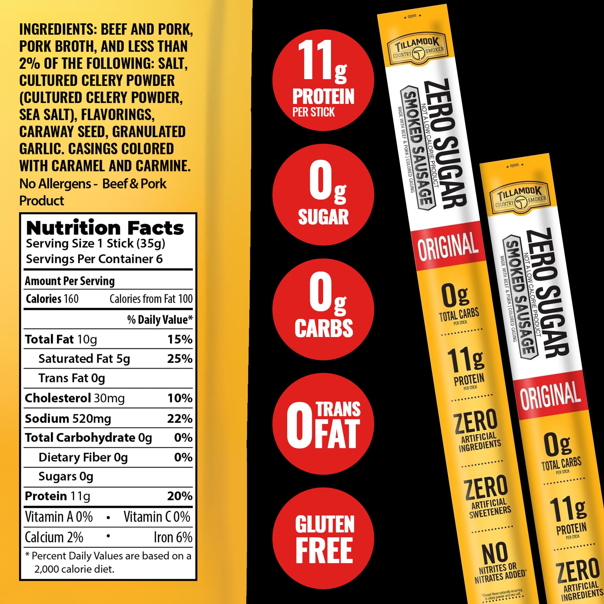 TILLAMOOK COUNTRY SMOKER hand holding a stick to show size and portability benefits