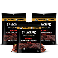 Tillamook Country Smoker front packaging showing PRO label and benefits