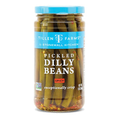 tillen farms front jar showing label and 12 oz size, clear view of product benefits