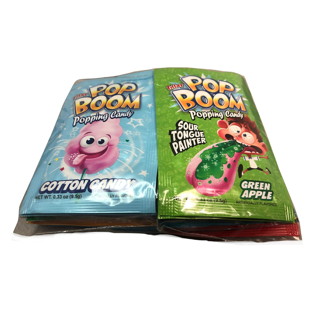 TILTAY POP BOOM pouch in hand demonstrating compact, portable size