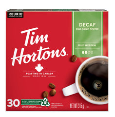 Tim Hortons box front packaging showing 30-count and product branding, convenient storage benefit