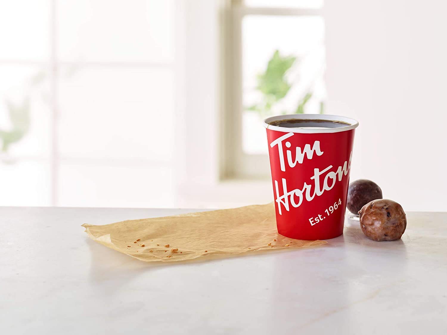 Tim Hortons T-Disc brewing in single-serve machine delivering consistent flavor