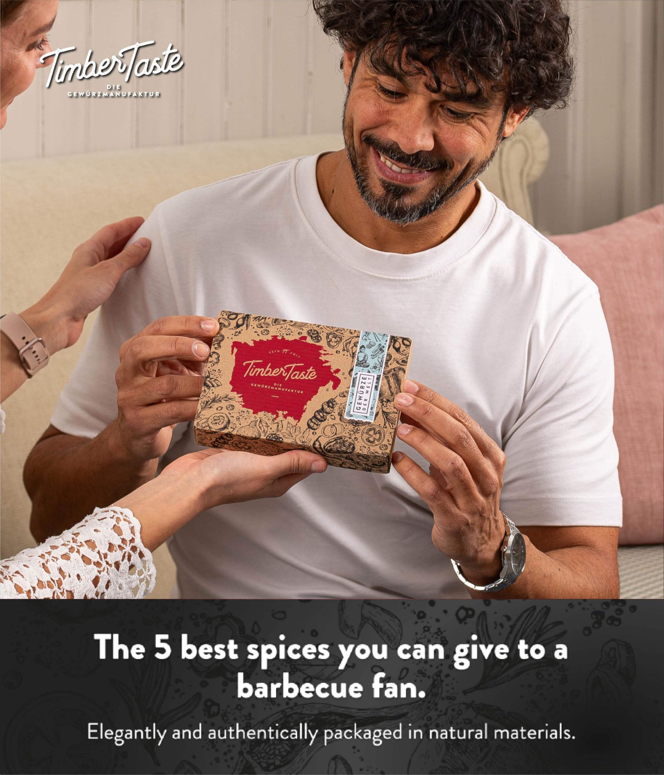 Timber Taste fish powder sprinkled on grilled fish showing delicate, balanced seasoning