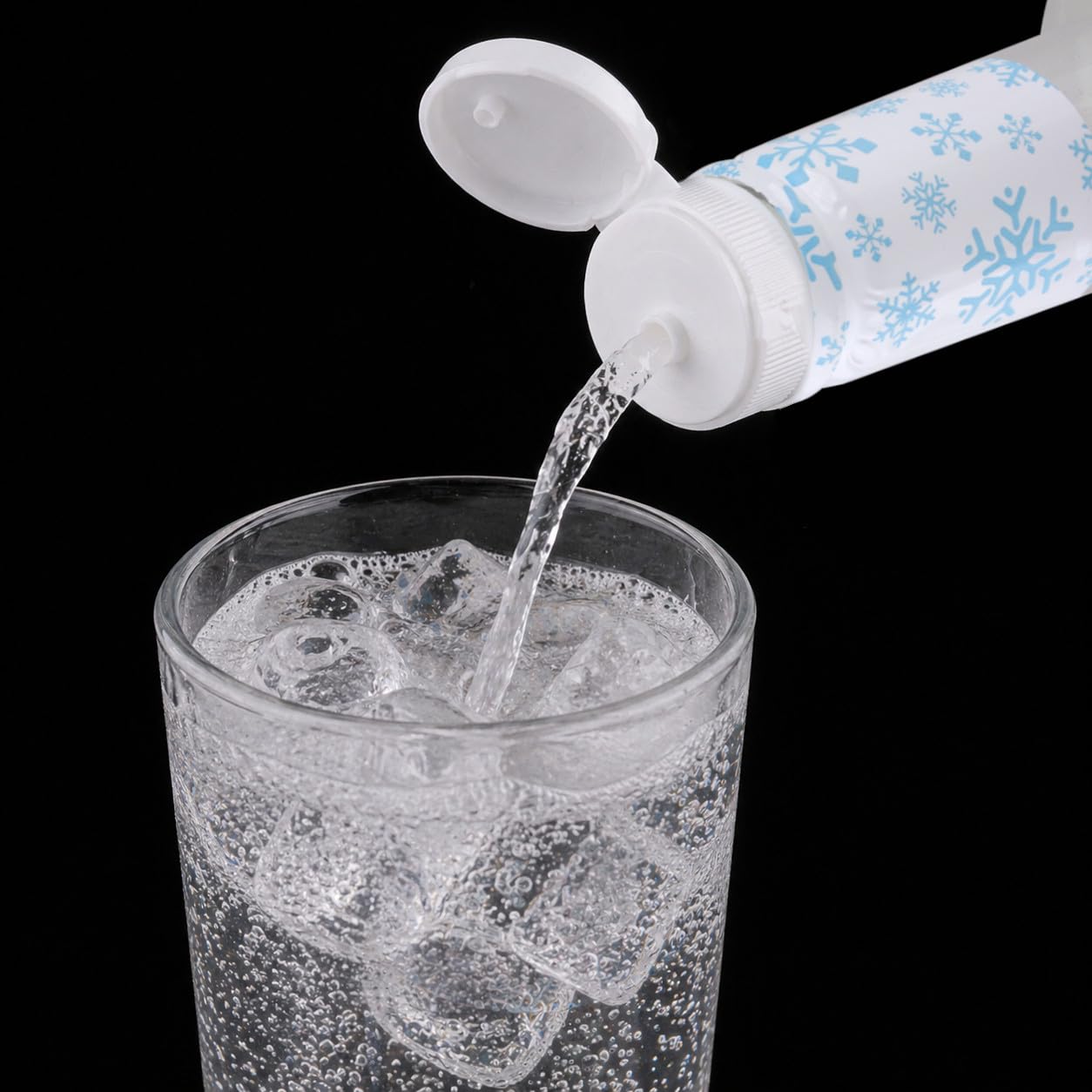TIME FOR TREATS bottle beside measuring cup illustrating generous 25.4 fl oz