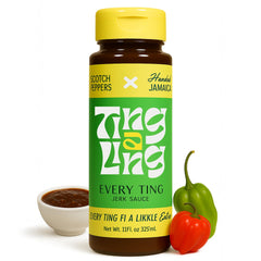 Ting A Ling front label bottle showing bold Jamaican branding and size benefit