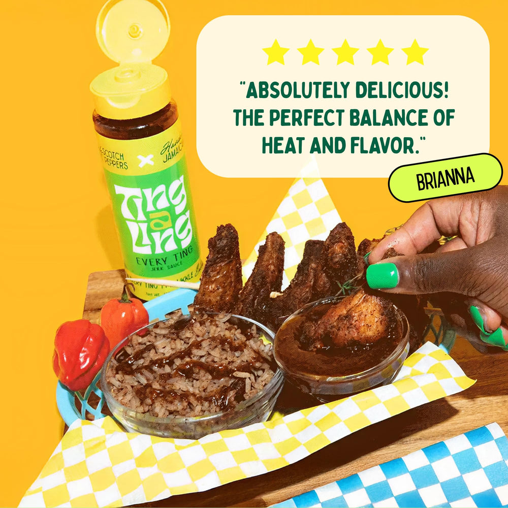 Ting A Ling served in bowl with wings emphasizing dip-ready convenience and taste