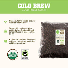 Tiny Footprint Coffee coarse grind texture for cold brew showing extraction-ready particles benefit
