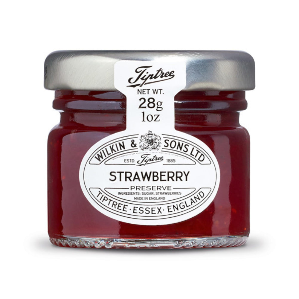 Tiptree front packaging showing a single 1 oz jar, clear branding and convenience