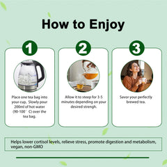 TMKTMK Pipi Tea brewed cup steaming on table offering smooth, balanced taste
