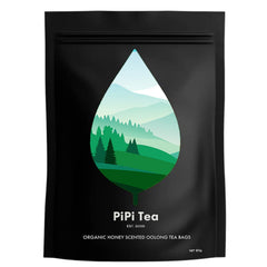 TMKTMK Pipi Tea front packaging showing 20-count box and branding benefit convenience