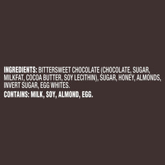 Toblerone bar breaking with crumbs showing texture and easy melting benefit