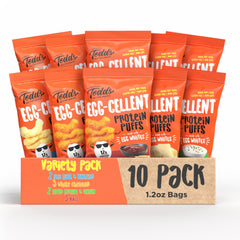 Todd's Better Snacks front packaging showing variety pack and nutritional callouts