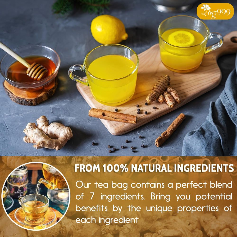 TOG999 ground turmeric ginger and cinnamon texture showing natural spice quality