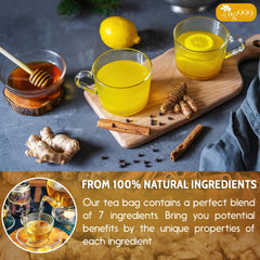 TOG999 ground turmeric ginger and cinnamon texture showing natural spice quality