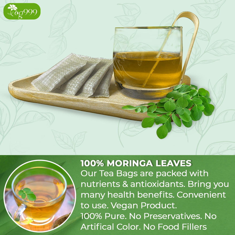 TOG999 loose moringa leaves in bowl displaying natural quality and pure ingredient benefit
