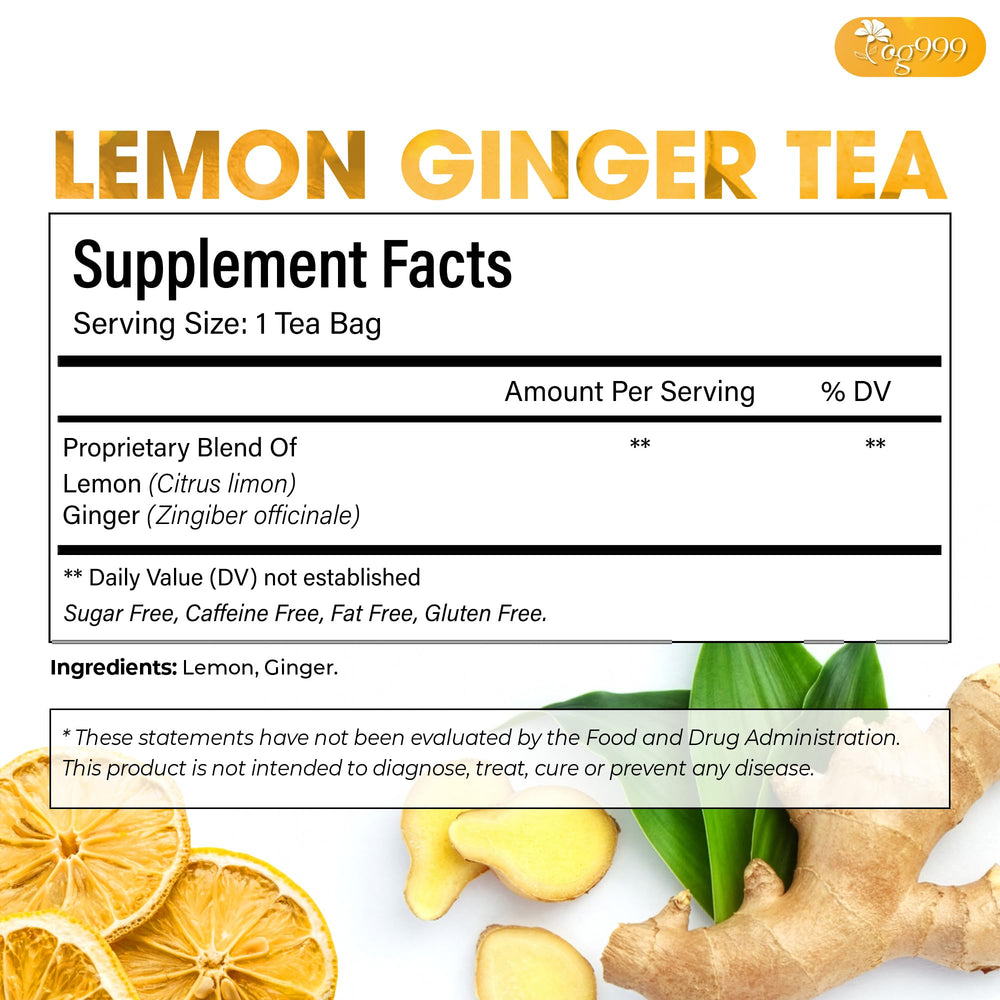 TOG999 tea beside ruler showing 120-bag supply and size scale