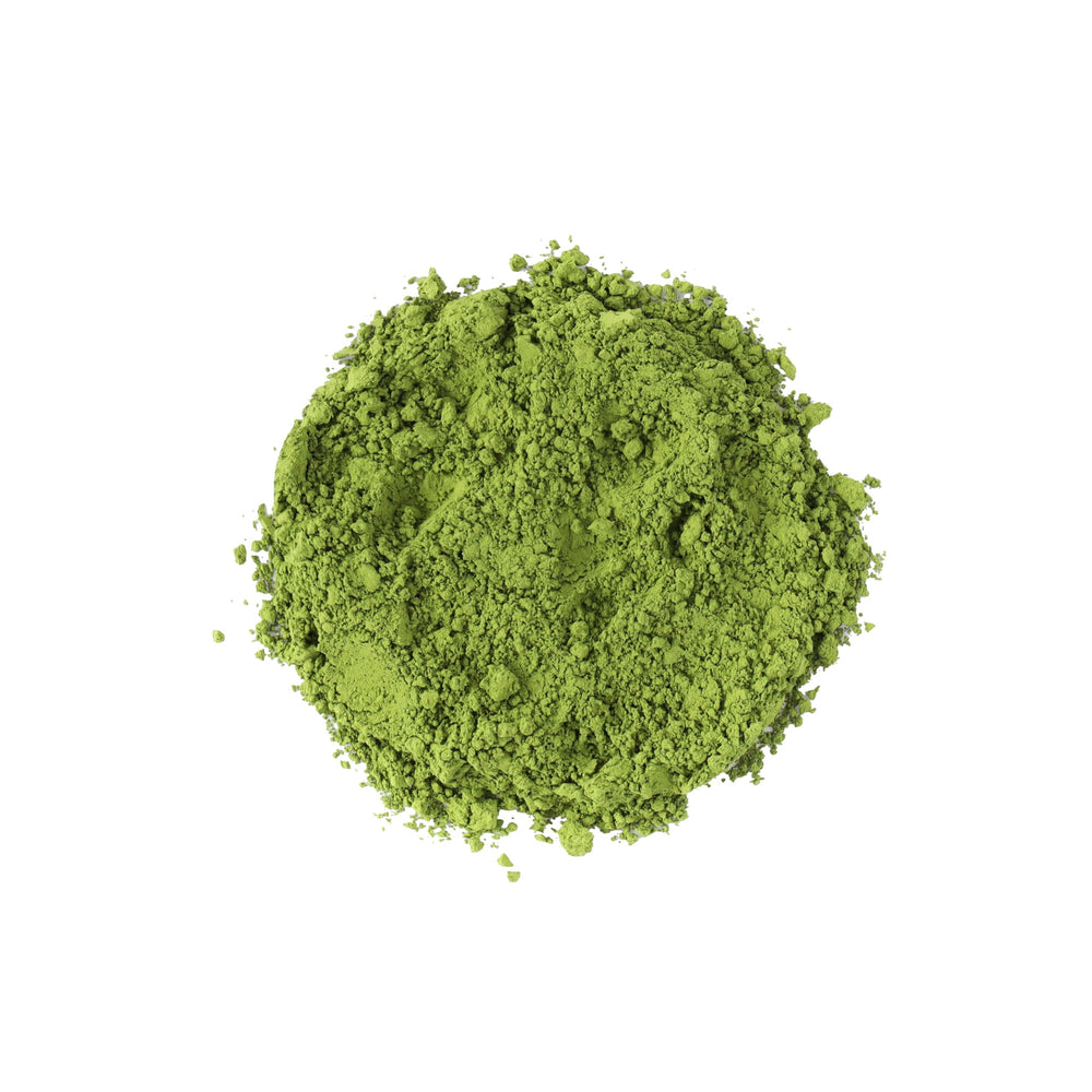 TOMOSAN stone-milled powder close-up highlighting fine texture for smooth froth