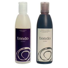 Tondo glaze drizzled over salad showing bright flavor and polished presentation