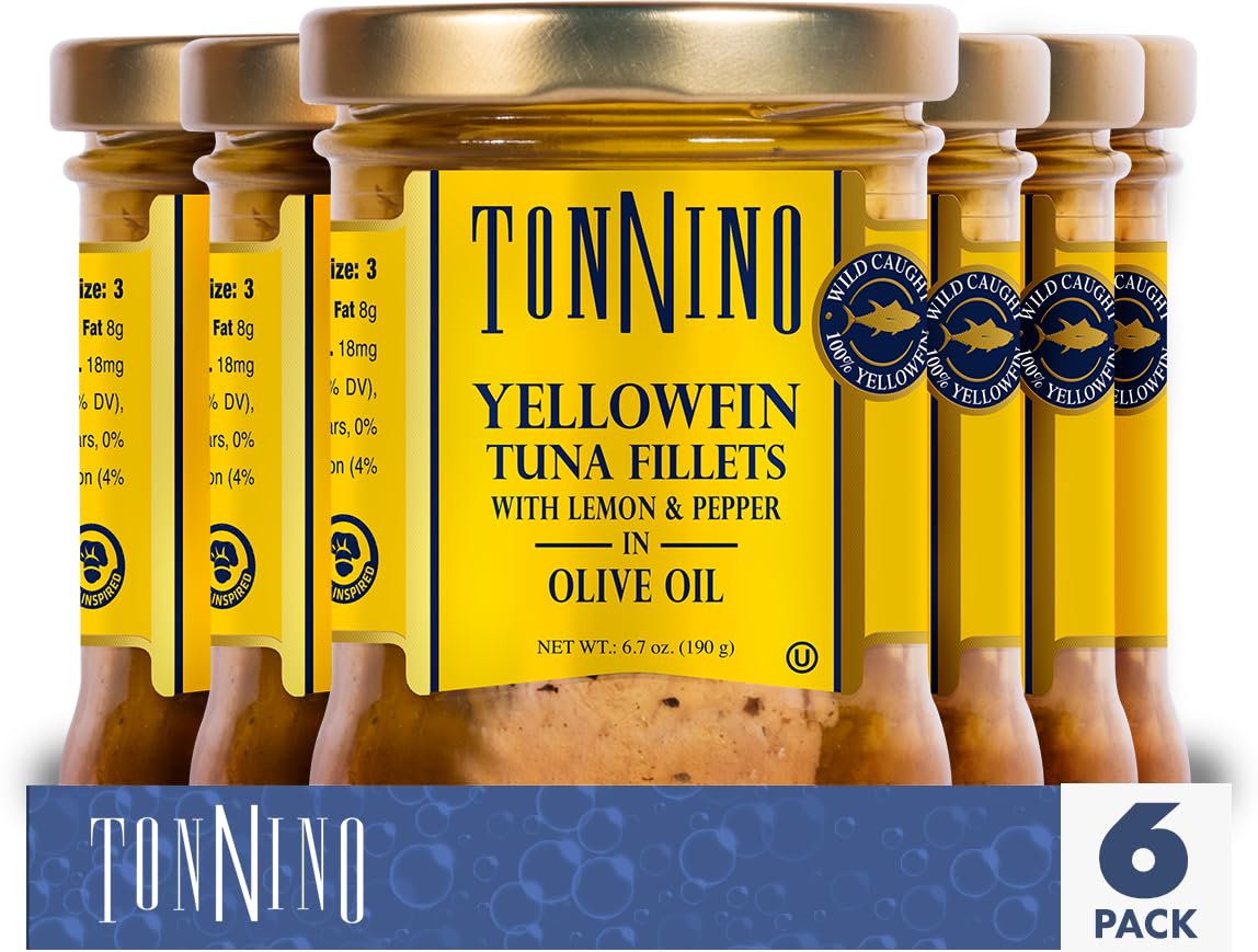 Tonnino label with QR code showing traceability from ocean to jar benefit