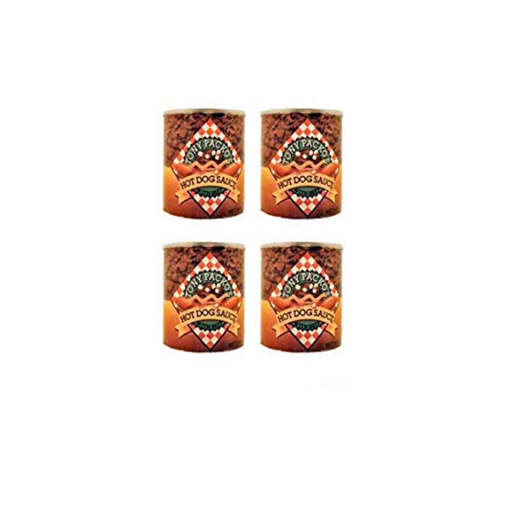 Tony Packo's front can image showing label and ready-to-use sauce benefits