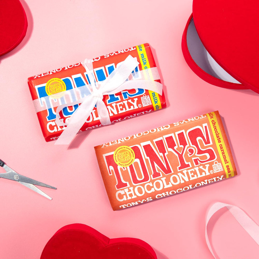 Tony's Chocolonely on a dessert table adding ethical gift appeal