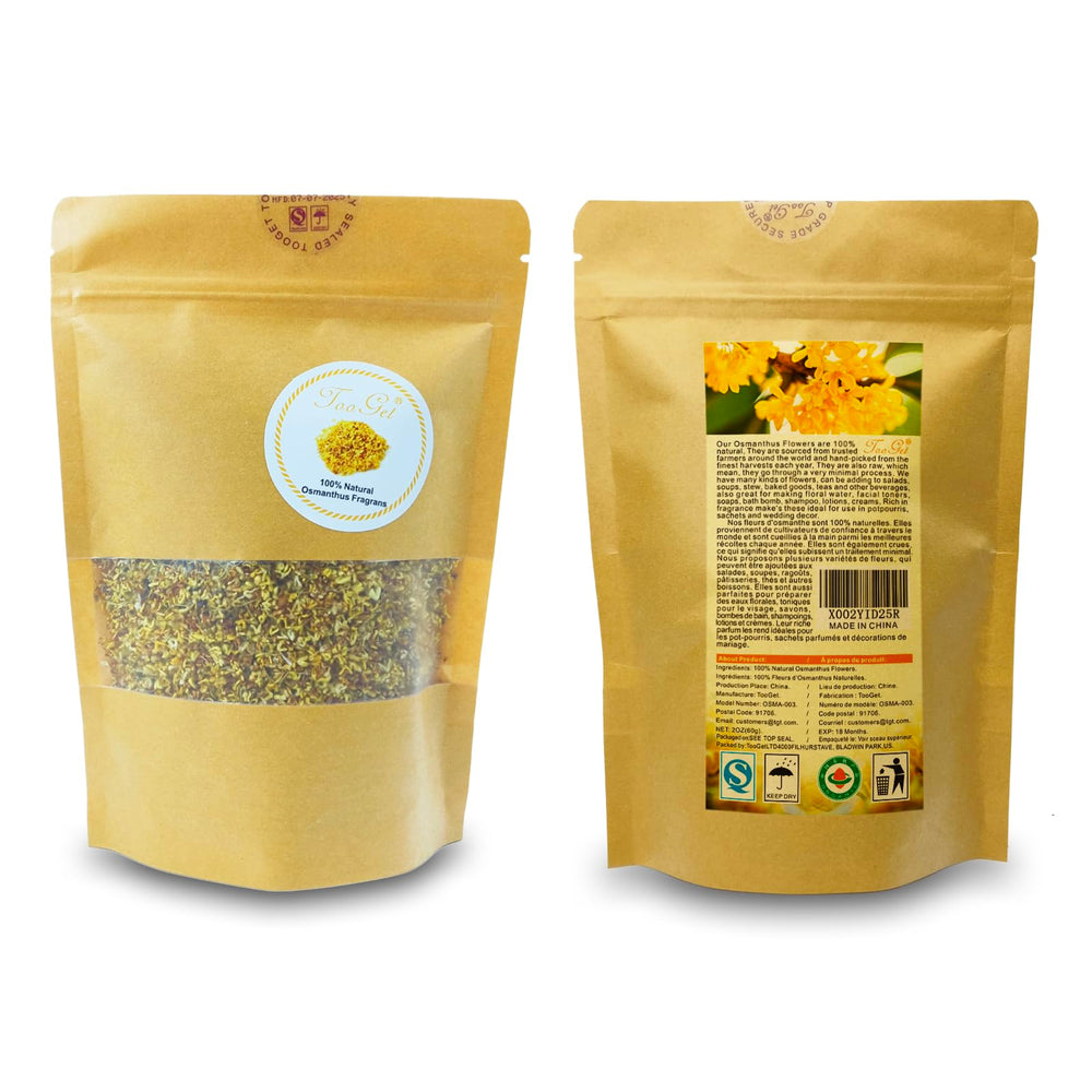 TooGet bowl of dried osmanthus showing portion size and easy measuring for recipes