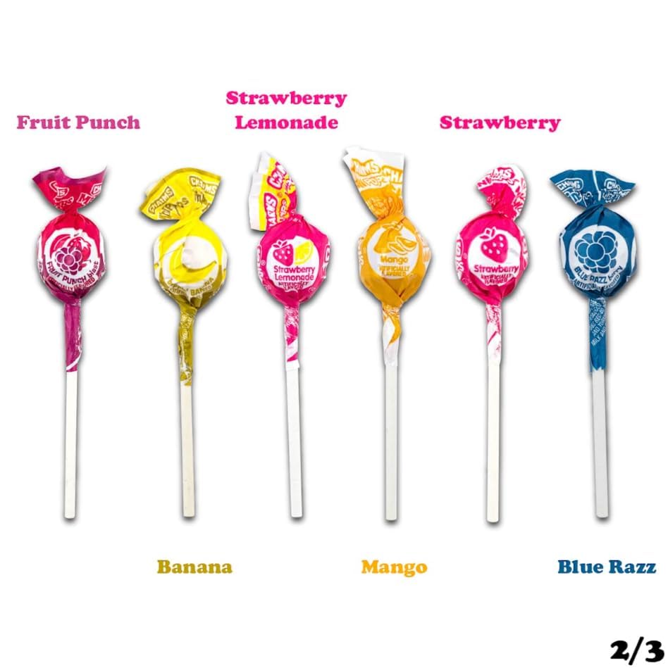 Tootsie Charms Mini Pops handheld to show scale and easy portion control for event use