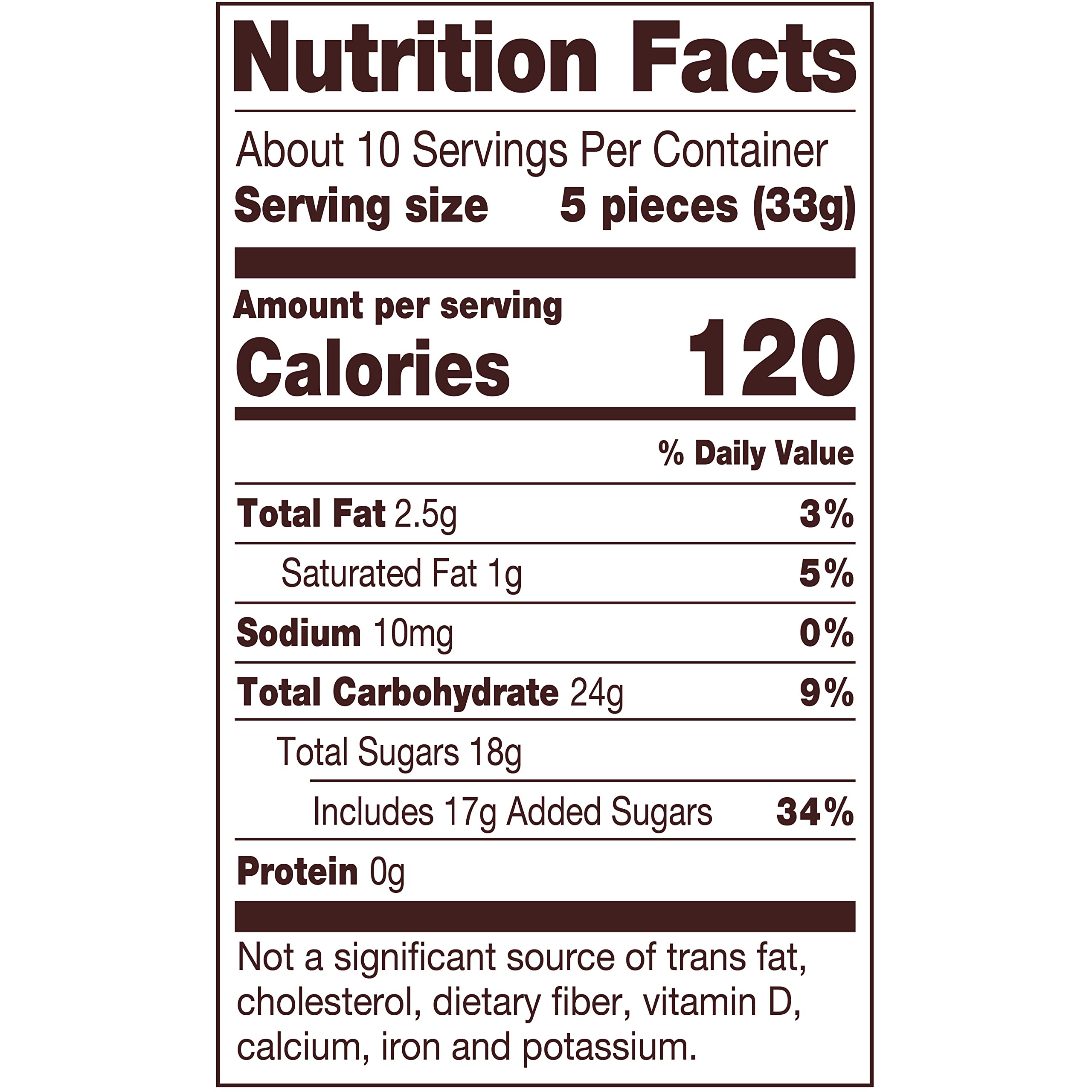 Tootsie Roll bag held in hand to show 11.5 oz scale, helps understand portion size