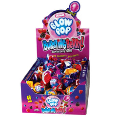 Tootsie Roll Charms Blow Pops front packaging showing bag and count, clear branding benefit