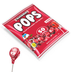 Tootsie Roll cherry close-up showing candy shell and Tootsie Roll center, highlights texture contrast