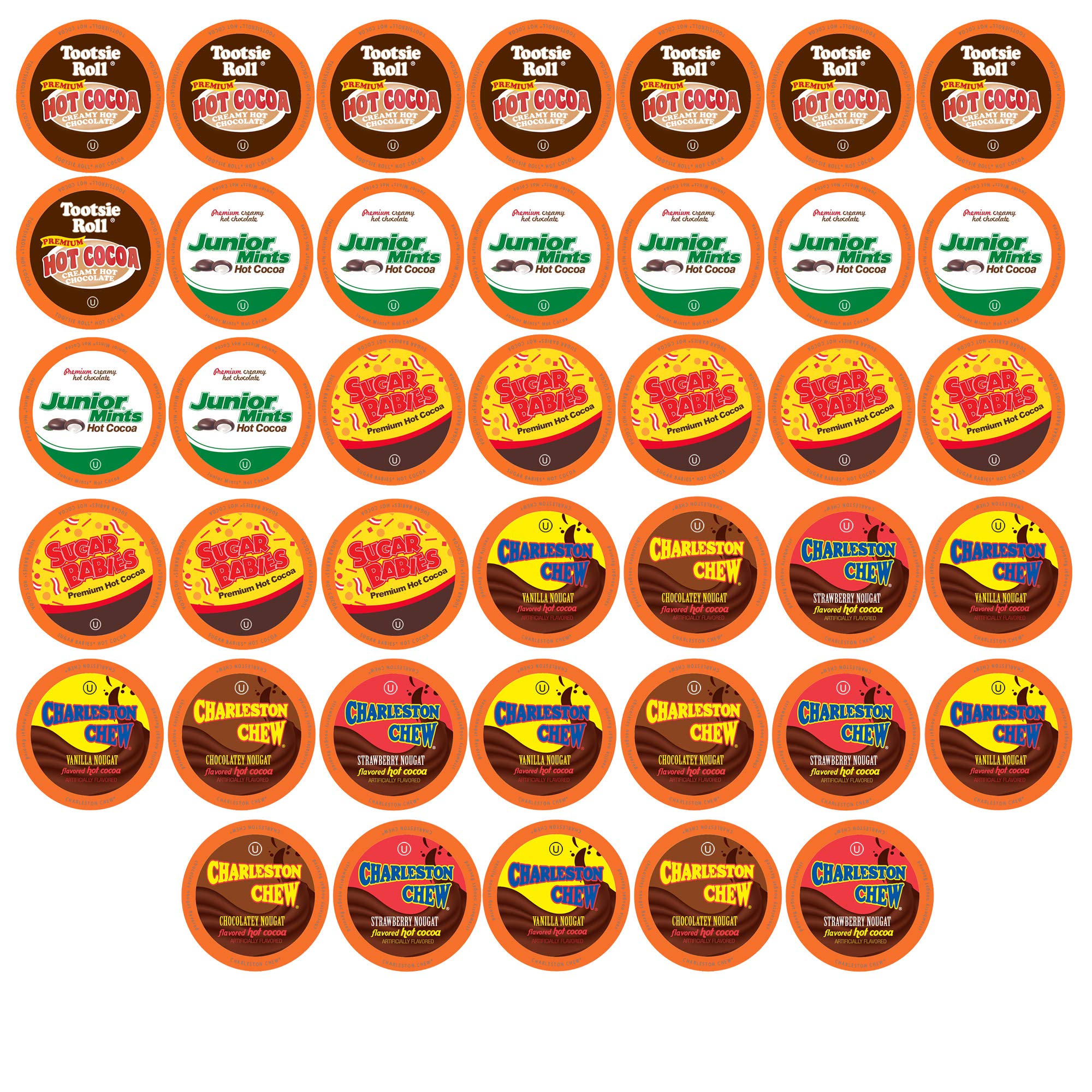Tootsie Roll front packaging showing variety pack and convenience