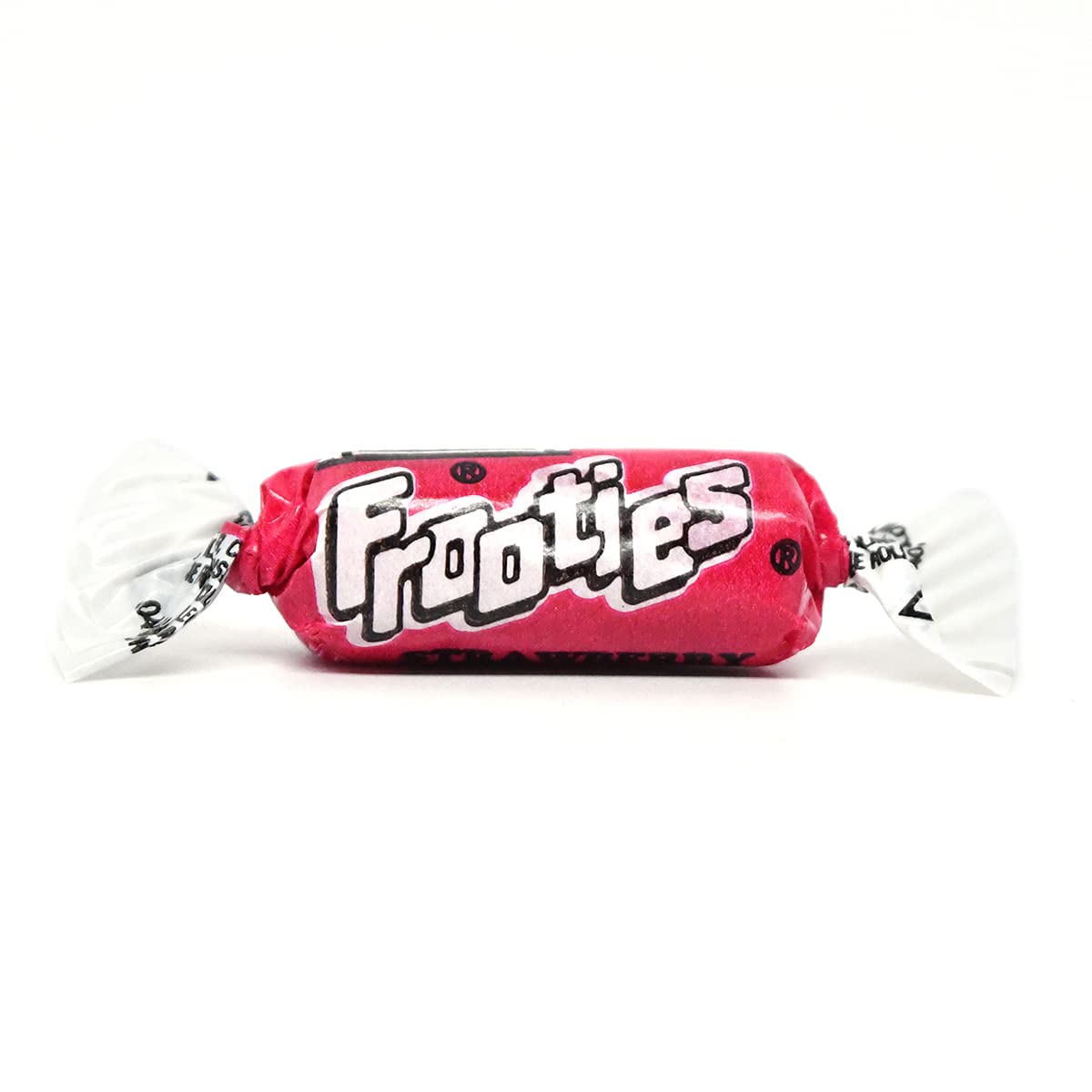 Tootsie Roll close-up of strawberry chew texture highlighting soft chew appeal