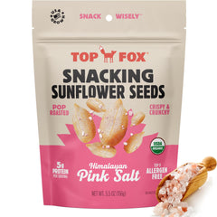 Top Fox front packaging showing resealable pouch and benefits