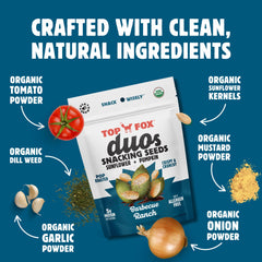 TOP FOX seeds in a bowl as salad topper for added protein
